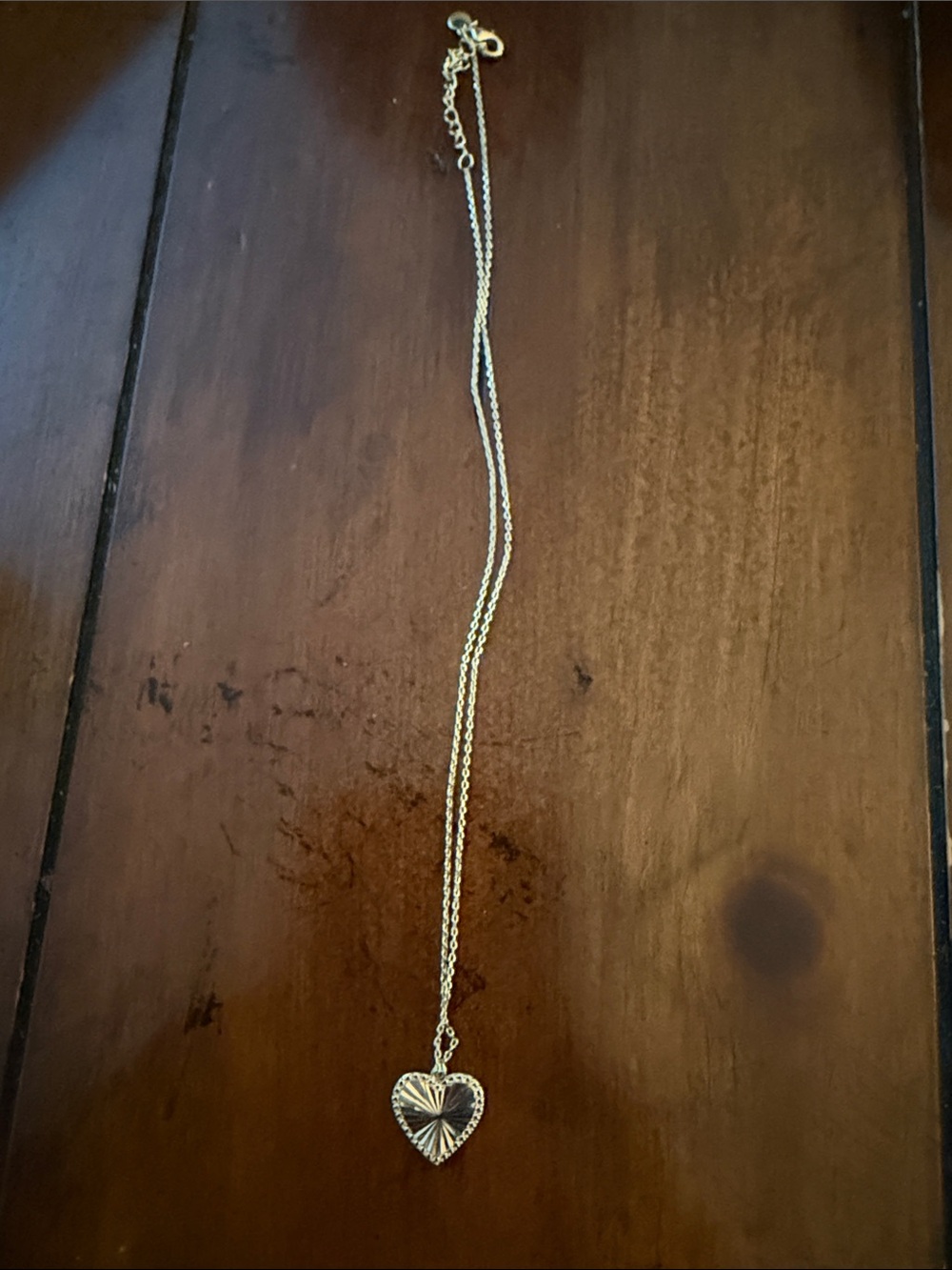 Delicate Silver Heart Pendant Necklace - Women Jewelry